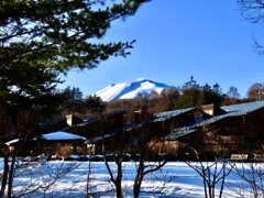 昨日の夕方の浅間山