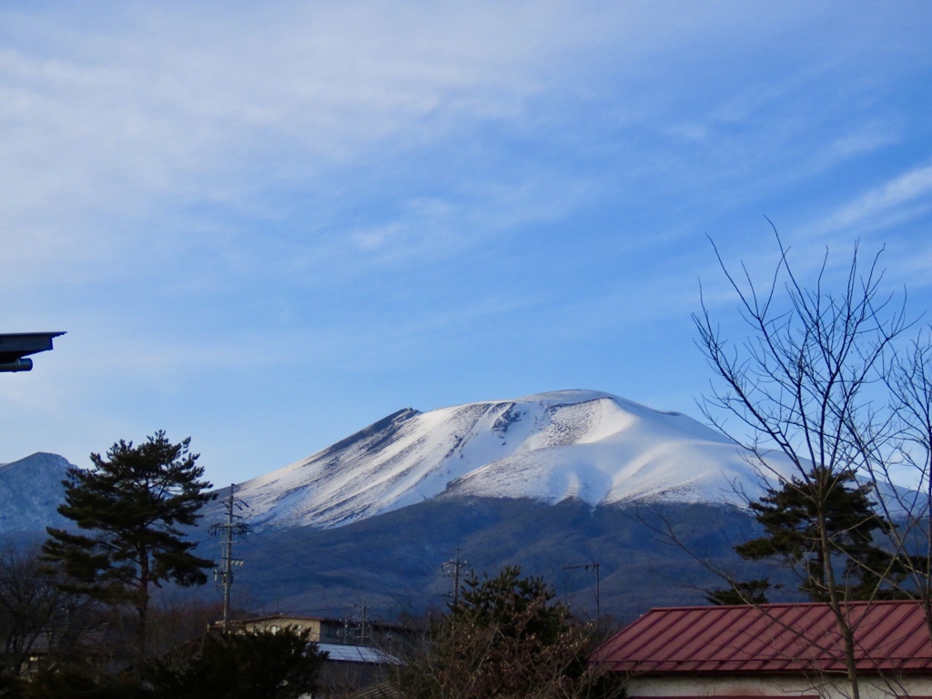 夕方の浅間山