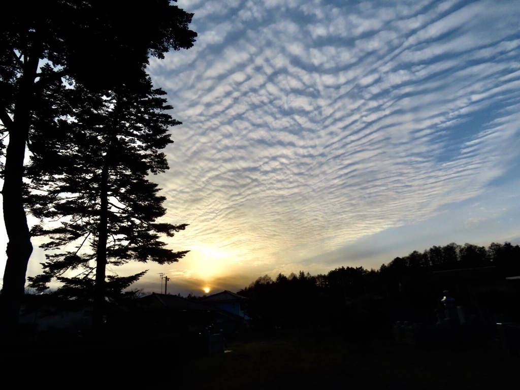 沈む夕陽