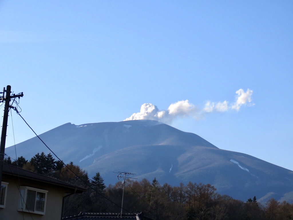 今日の浅間山