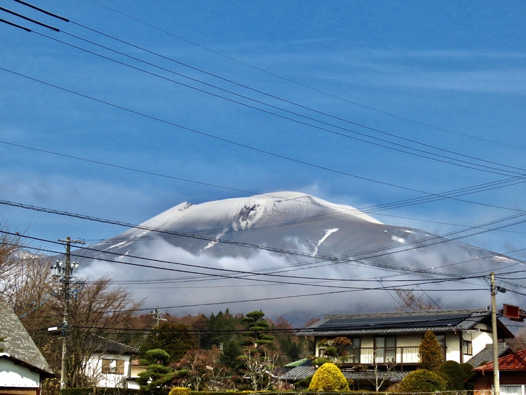 今朝の浅間山