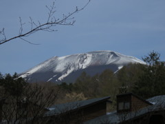 今朝の浅間山