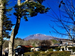 今朝の浅間山