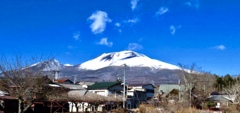 元日の浅間山