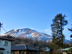 夕方の浅間山