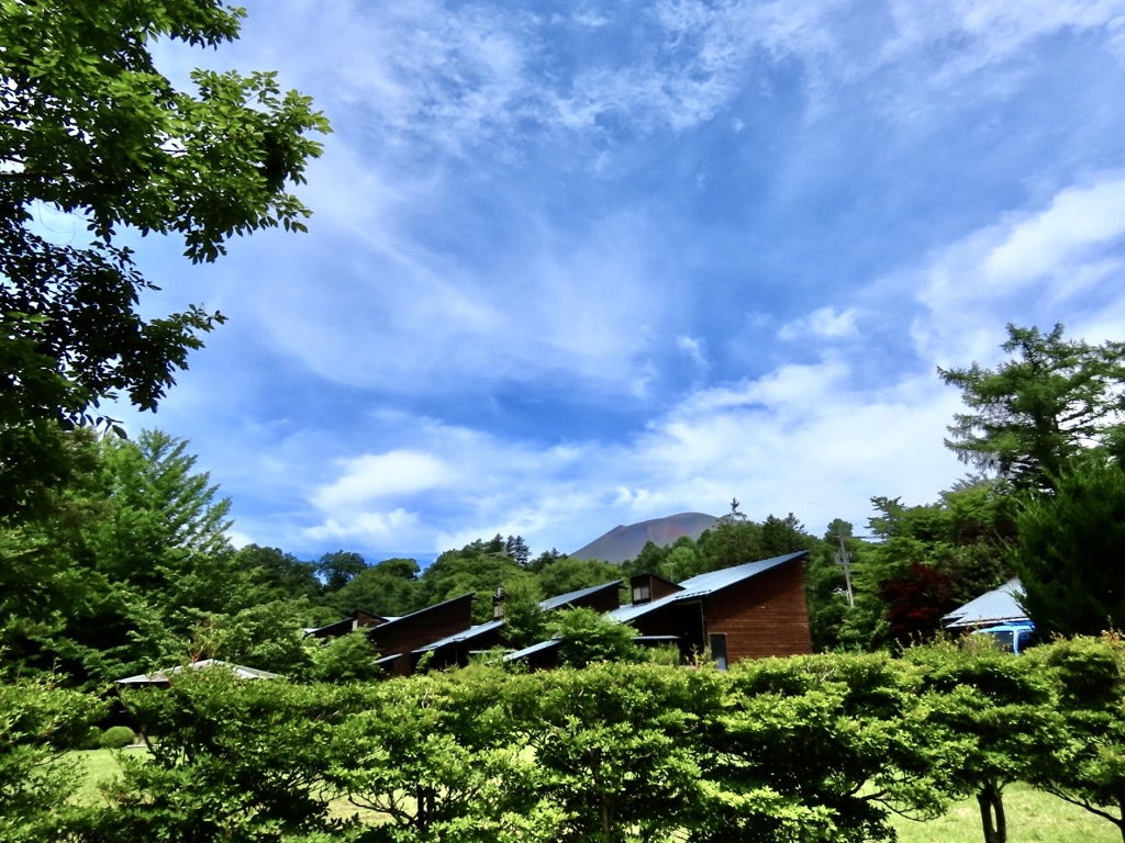 今朝の浅間山