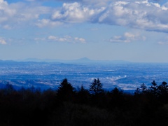 碓氷峠から筑波山