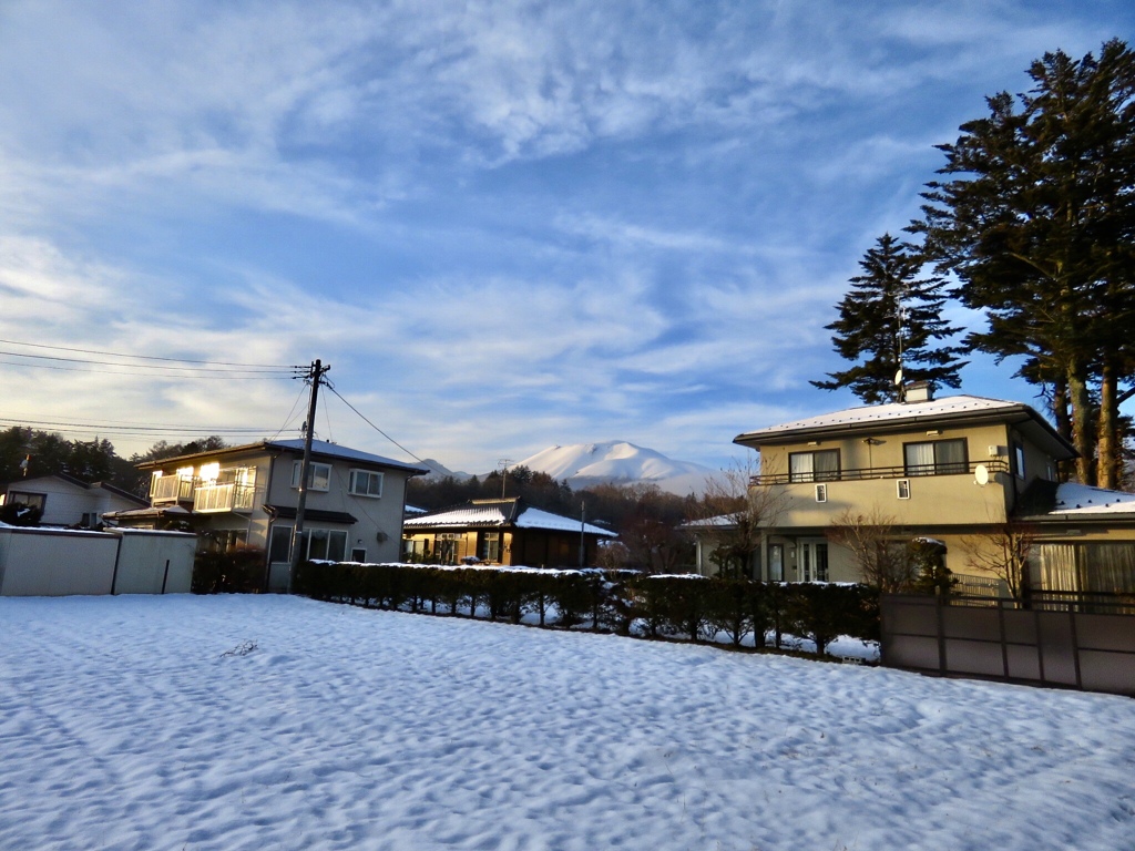 昨日の夕方の浅間山1