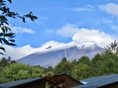 今朝の浅間山1