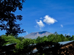 今朝の浅間山