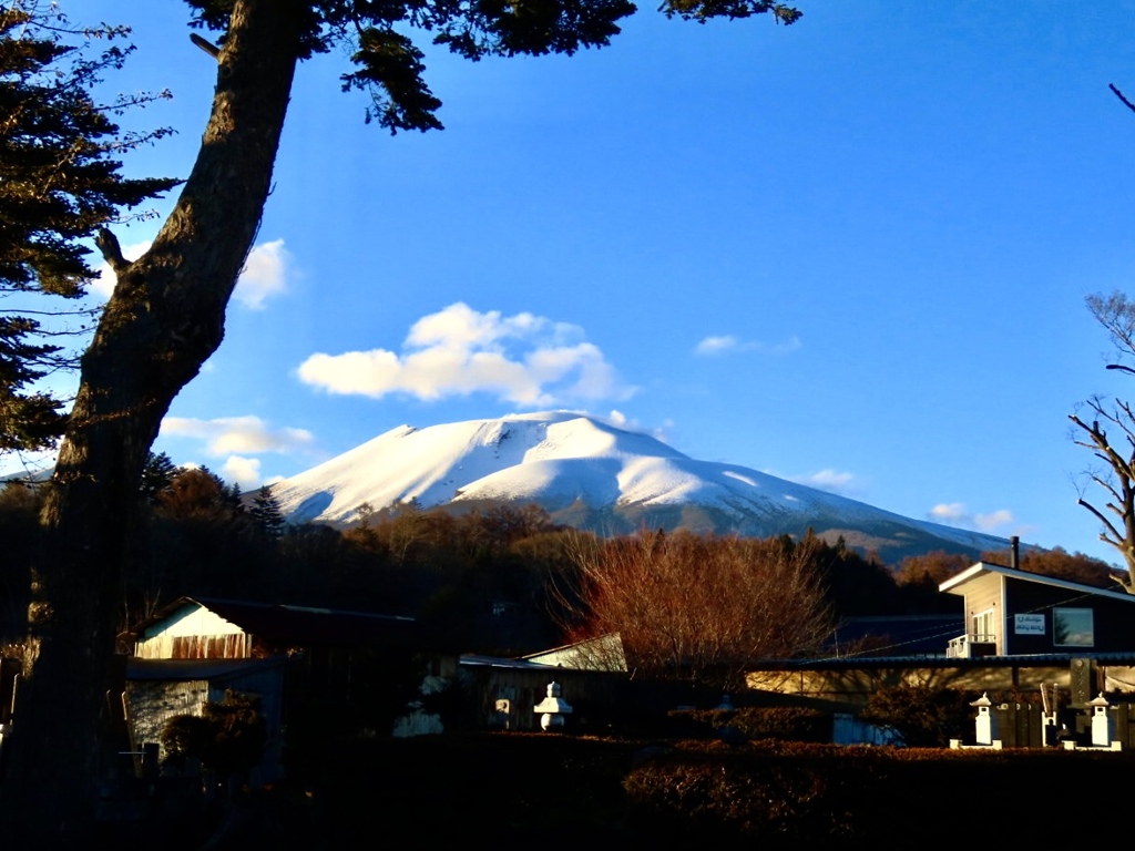 昨日の夕方の浅間山