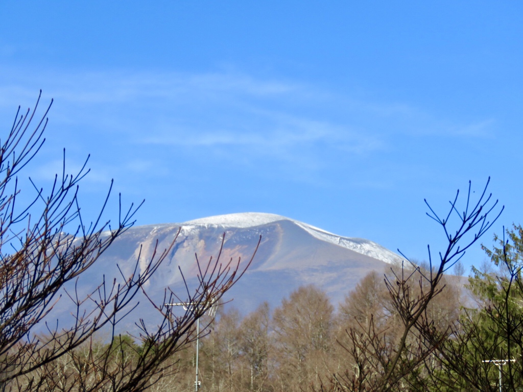 今朝の浅間山