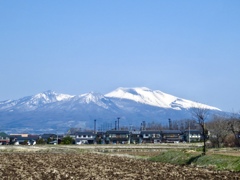 佐久平から見た浅間山