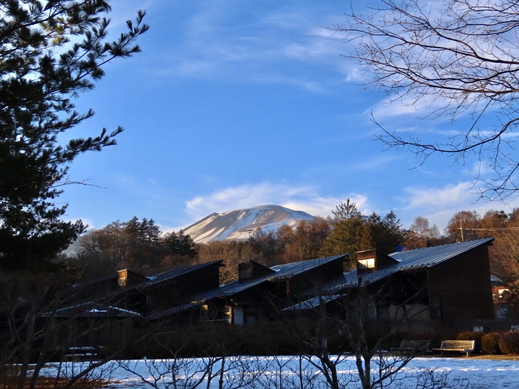 先程の浅間山