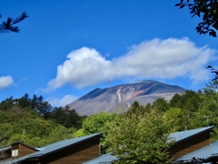 今朝の浅間山