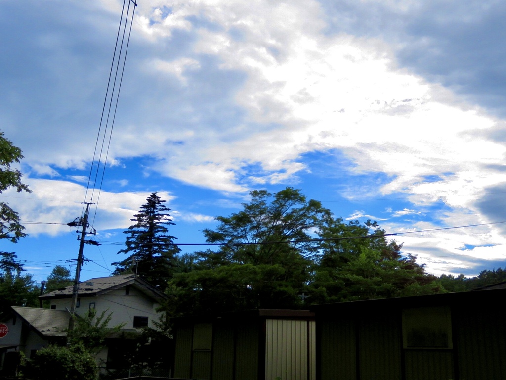 久々の青空