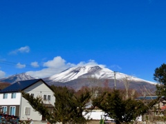 今朝の浅間山