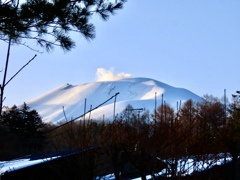 純白の浅間山