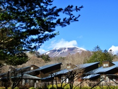 今朝の浅間山