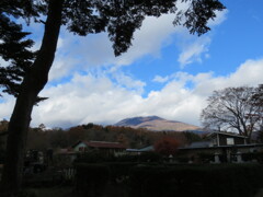今朝の浅間山