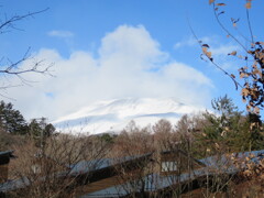 今朝の浅間山