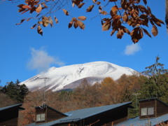 今朝の浅間山1