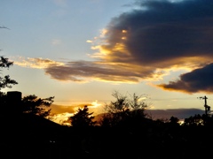 沈む夕陽