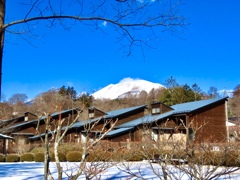 今朝の浅間山1