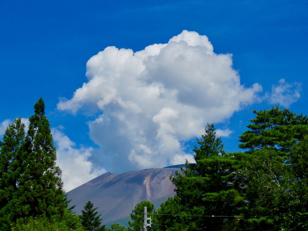 噴煙ではありません