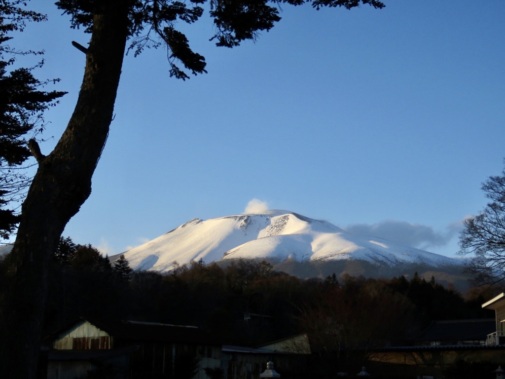 冬至の浅間山