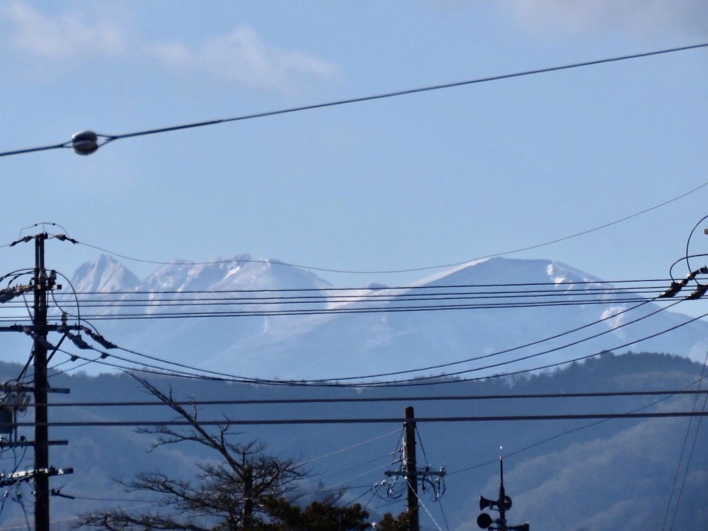 今朝の八ヶ岳