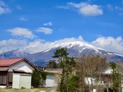 今朝の浅間山1