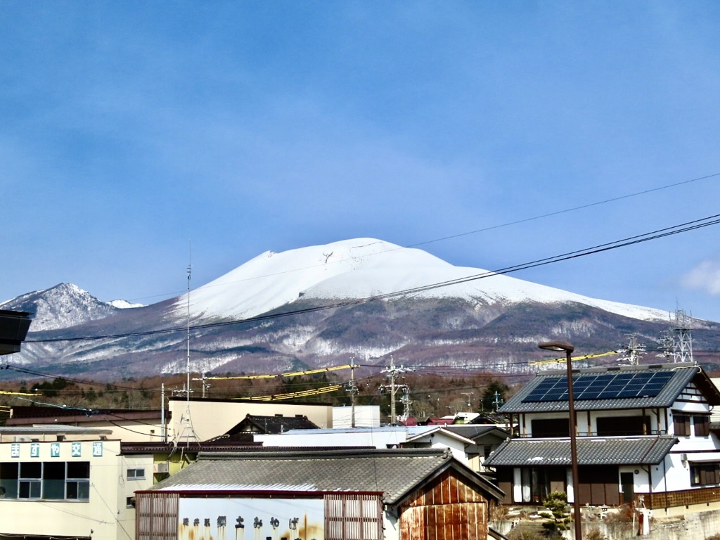 今朝の浅間山