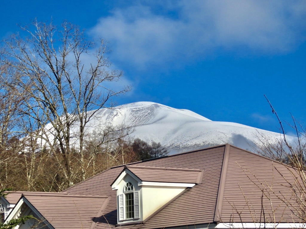 今朝の浅間山