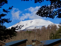 今朝の浅間山