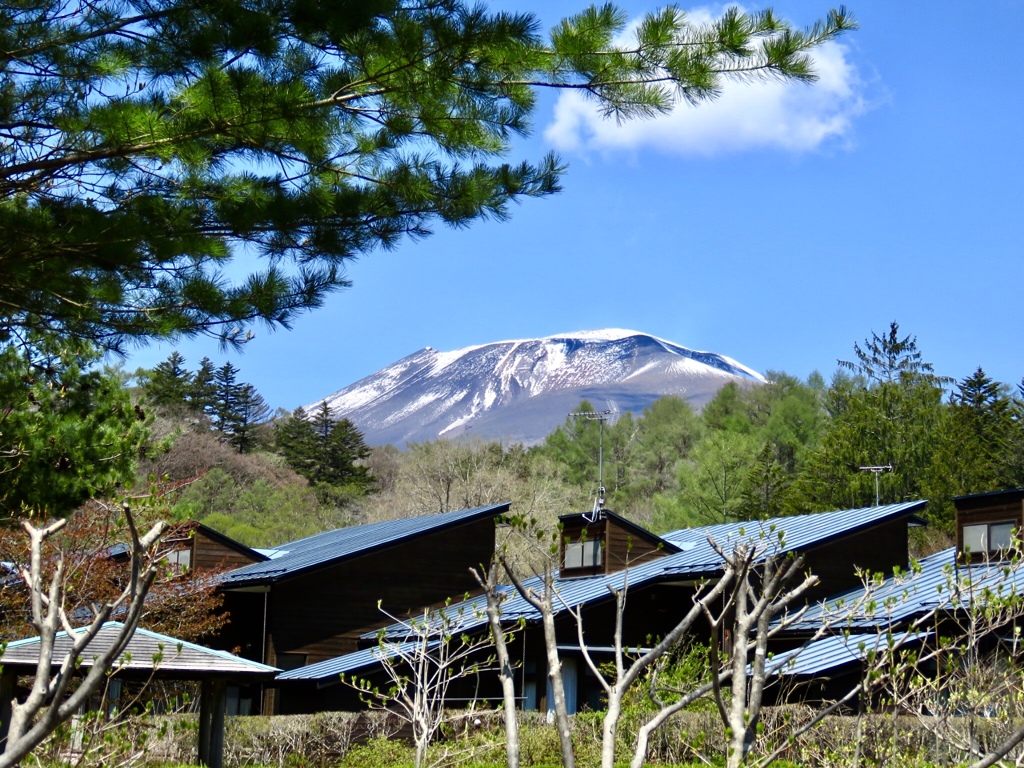 今朝の浅間山