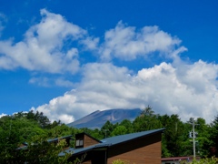 今朝の浅間山