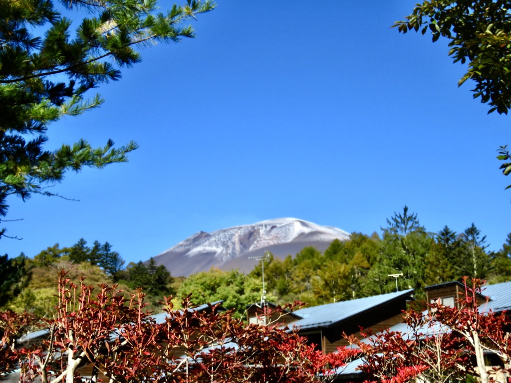 今朝の浅間山