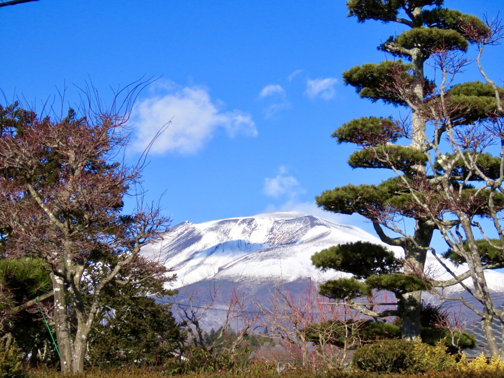 今朝の浅間山