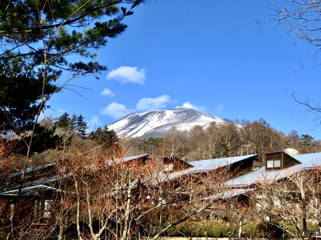 今朝の浅間山