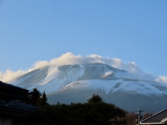 夕方の浅間山