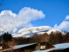 今朝の浅間山