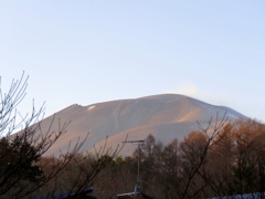 夕方の浅間山