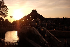 夕暮れ