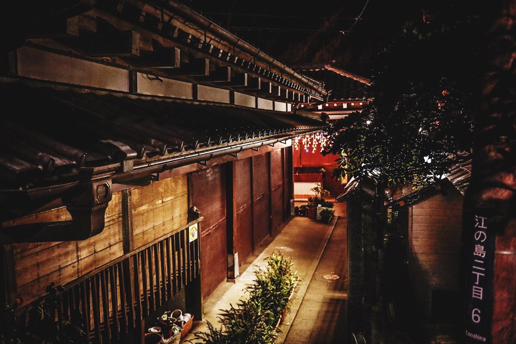 夜の江の島