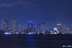 芝浦南ふ頭公園から勝どき晴海方面の夜景