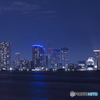 芝浦南ふ頭公園から勝どき晴海方面の夜景