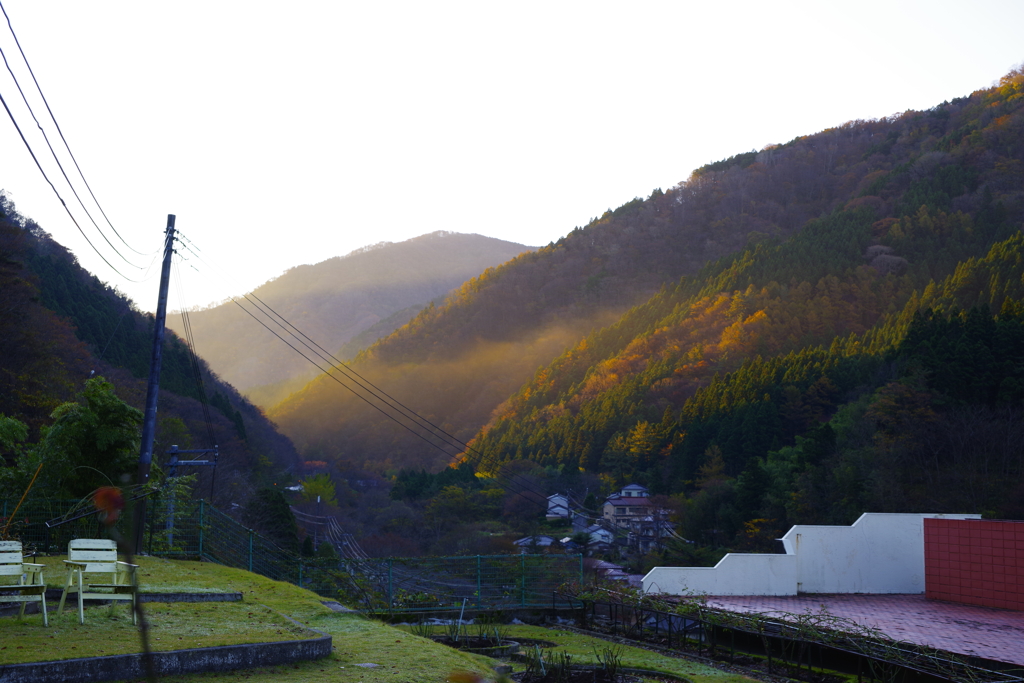 旅行先の早朝散歩風景　その１