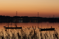 2017-01-02手賀沼夕景１１