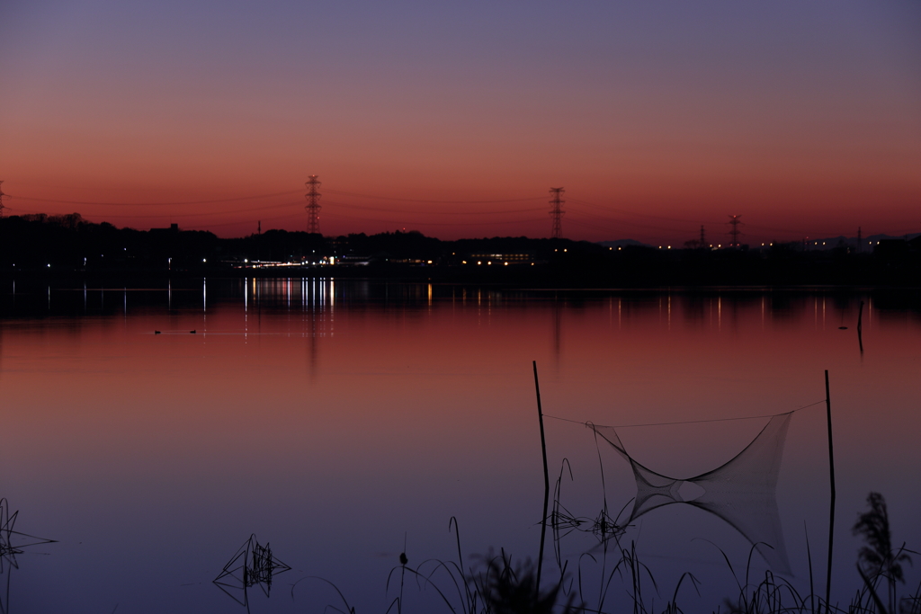 2017-01-02手賀沼夕景１０